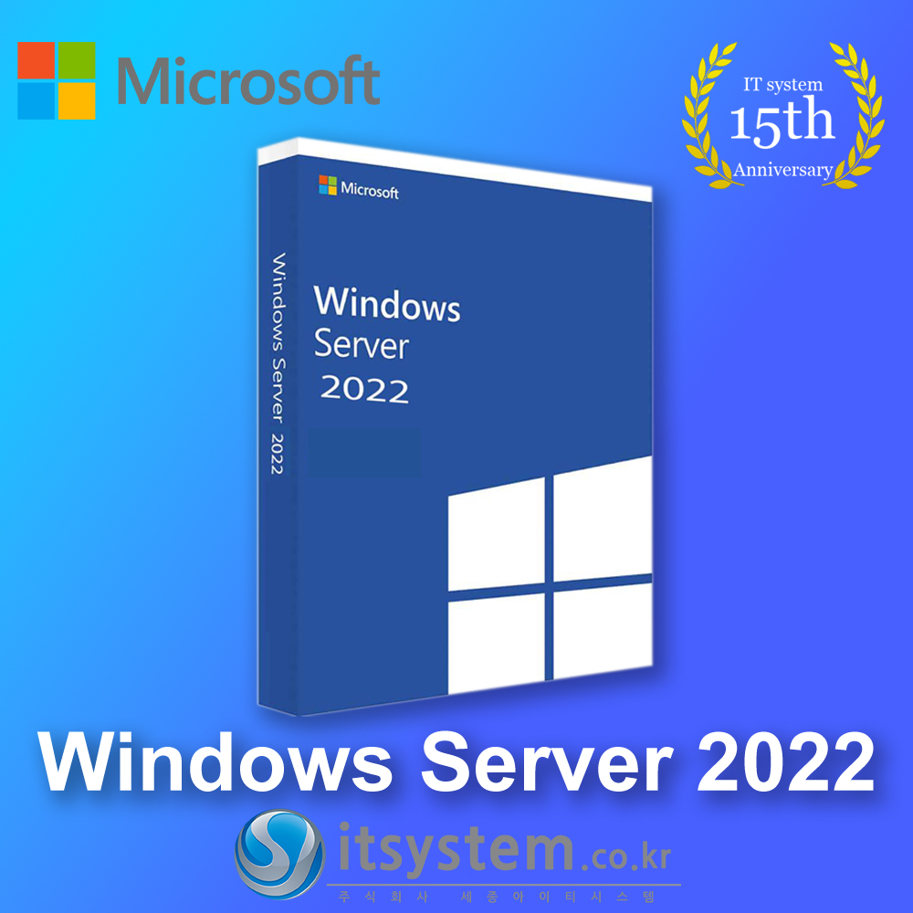 [R18-06472] Windows Server CAL 2022 Korean 1pk DSP OEI 5 Clt User CAL